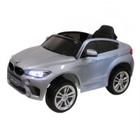 Детский электромобиль BMW X6M (JJ2199) Серебристый глянец